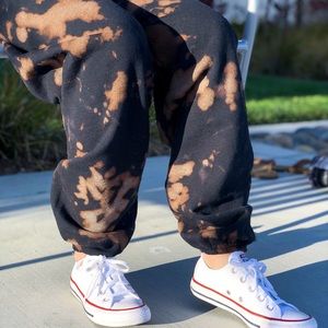 Bleach Tie Dye Sweatpants